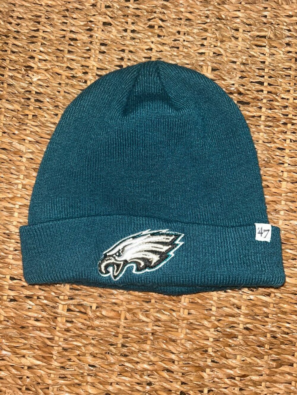Philadelphia Eagles ’47 Brand Green Cuffed Knit Beanie NFL One Size